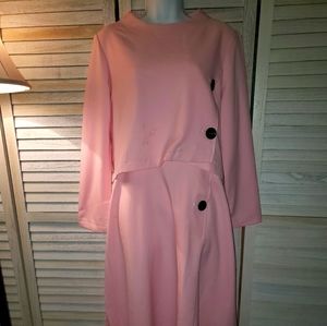 Mary Crafts Lined  Midi Dress Stunning Off